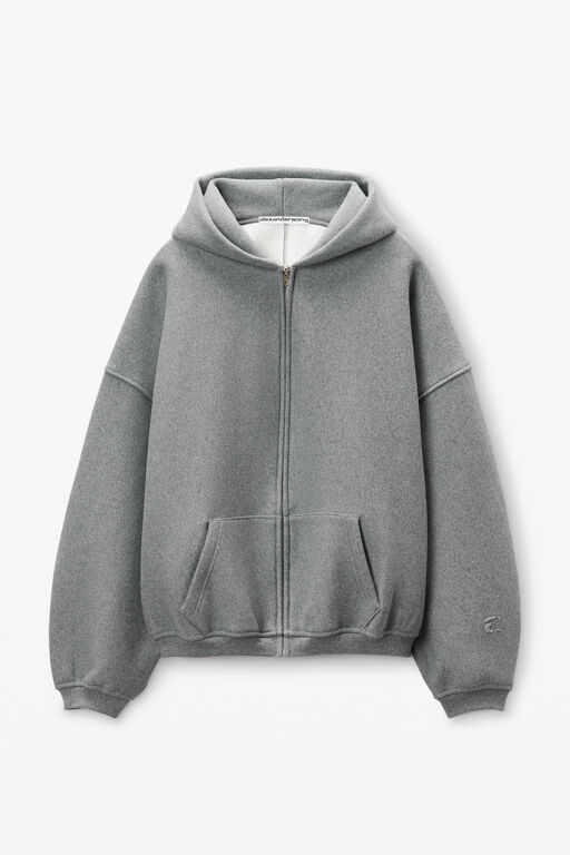 hoodie zippé