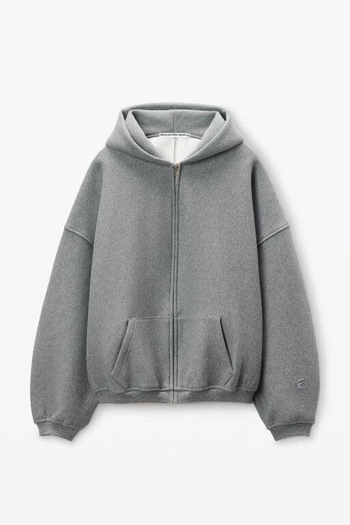 hoodie zippé